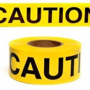 Swanson Yellow Barricade Tape 1000 ft